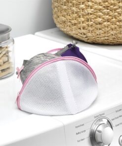 Alternative view of Whitmor Mesh Bra Wash Bag White