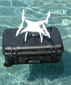 Case Club Pre-Cut Waterproof Drone Case with Wheels, Extension Handle & 2 Moisture Absorbing Silica Gel - Fits DJI Phantom 4 (Propellers On) 41 91WbhQ 8FGL 3