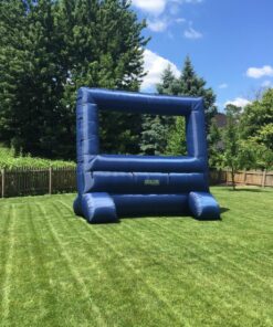 Gemmy 39127-32 - Airblown - Movie Screen - 120"x70" Widescreen Deluxe w/Storage Bag - Blue Outdoor Inflatable Deluxe Movie Screen 53 91WdacEIhYL