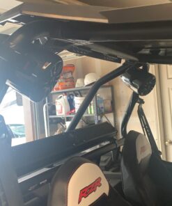 BOSS Audio Systems MRWT40 ATV UTV Marine Weatherproof Waketower System - 4 Inch Stereo Speakers, Full Range, 2 Way, Tweeters, IPX5 Rated, Sold in Pairs, Wake Tower For Boat 4 inch Speakers Black 400W 51 91Wdmnq4LeL