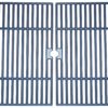 Music City Metals 60042 Matte Cast Iron Cooking Grid Replacement for Select Charbroil Gas Grill Models, Set of 2 23 91WeJAf3cL
