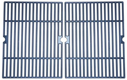 Music City Metals 60042 Matte Cast Iron Cooking Grid Replacement for Select Charbroil Gas Grill Models, Set of 2