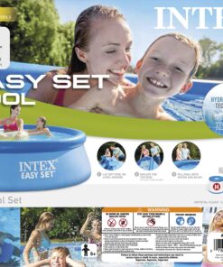 Intex 8ft X 30in Above-Ground Pool Easy Set Pool Set with Filter Pump 8 ft x 30 in 47 91WkZyo P L