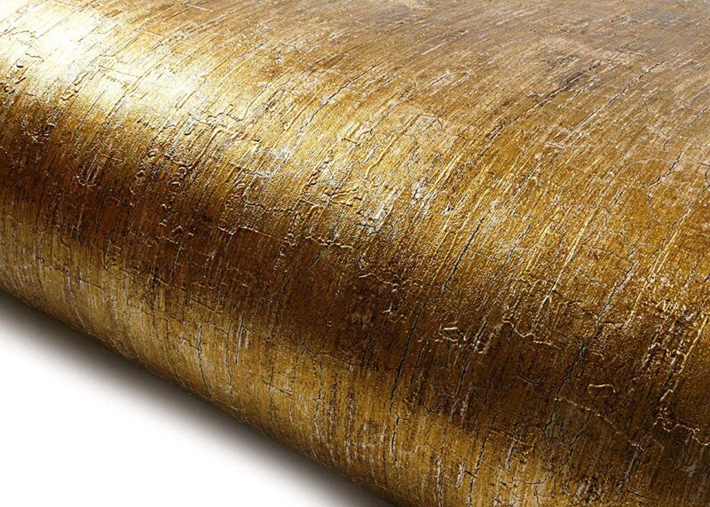 Catalog 1 ROSEROSA Peel and Stick PVC Metallic Self-Adhesive Wallpaper Covering Counter Top Shelf Liner Lime Gold (NI941 : 2.00 Feet X 6.56 Feet)
