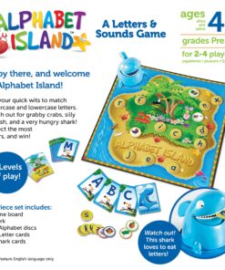 Learning Resources Alphabet Island, Letter & Sounds Game, Language Development Toy, Alphabet Learning Toys, ABC Board Games for Kids, Ages 4+ 17 91Wn6IMu7sL