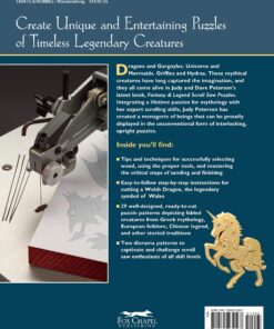 Alternative view of Fantasy & Legend Scroll Saw Puzzles (Fox Chapel Publishing) 29 Ready-to-Cut Patterns for Fantastic Creatures like Dragons, Gargoyles, Unicorns, Hydra, Phoenix, Griffin, Hippogriff, Mermaids, and More
