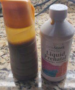 Pink Stork Liquid Prenatal + Postnatal Vitamins for Women with Organic Whole Food Blend, Folate, and Vitamin B6 for Pregnancy and Postpartum - Mixed Berry 32 Servings 33 91WsC3nP57L