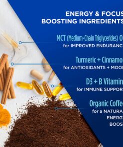 VitaCup Genius Keto Coffee Pods with MCT Oil, Turmeric and Vitamins B1, B5, B6, B9, B12, D3 for Energy & Focus in Recyclable Single Serve Pod Compatible with K-Cup Brewers Including Keurig 2.0 Genius + MCT 16 Count (Pack of 1) 24 91X mh1o7sL 2