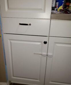 Child Safety Strap Locks (4 Pack) for Fridge, Cabinets, Drawers, Dishwasher, Toilet, 3M Adhesive No Drilling - Jool Baby 4 Count (Pack of 1) 24 91X7ZGNcxdL 1