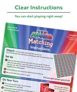 Wonder Forge PJ Masks Matching Game by Wonder Forge | For Boys & Girls Age 3 to 5 | A Fun & Fast Memory Game for Kids | Connor, Greg, Amaya, Night Ninja, and more 1.5 x 8 x 10.5 inches 16 91XAfZidi2L 1