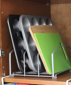 Alternative view of DecoBros Kitchen Houseware Organizer Pantry Rack, Silver