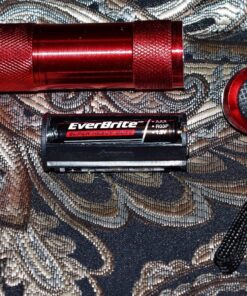 EverBrite 18-Pack Mini LED Flashlight Set - Portable Flashlights Ideal for Hurricane Supplies Camping, Night Reading, Cycling, BBQ, Party, Backpacking - Includes Lanyard & 54 x AAA Batteries 52 91XD4f3T3L