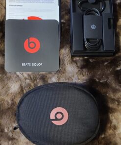 Beats Solo3 Wireless On-Ear Headphones - Apple W1 Headphone Chip, Class 1 Bluetooth, 40 Hours of Listening Time, Built-in Microphone - Rose Gold (Latest Model) Without AppleCare+ 63 91XE9Lf6wTL