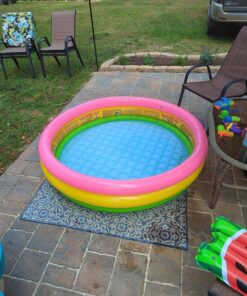 Intex Kiddie Pool - Kid's Summer Sunset Glow Design - 58" x 13" 30 91XHPoPvBTL