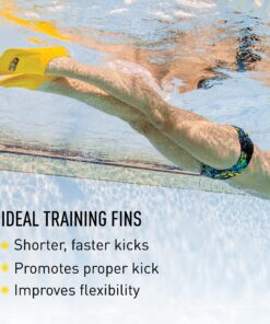 FINIS Training Swim Fins Male: 7.5-8.5, Female: 8.5-9.5, Euro: 40-42 Zoomers Gold 12 91XL0hQHZzL