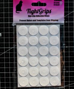 Alternative view of TightGrips Non-Slip Grips for Quilt Templates - 48 Pieces Total - 24 Large & 24 Small