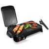 NutriChef Electric Griddle - Dual Hot Plate Cooktop Crepe Maker with Press Grill, Nonstick Coating, Rotary Temperature Control, Plug-in Operation & Oil Tray for Kitchen & Countertop (PKGRIL43) 15 91XMsbJp0oL