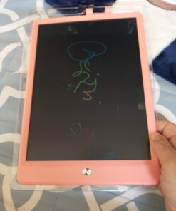 TEKFUN LCD Writing Tablet Doodle Board, 10inch Colorful Drawing Tablet Writing Pad, Girls Gifts Toys for 3 4 5 6 7 Year Old Girls Boys (Pink) Pink 10in 47 91XaPtWRmAL
