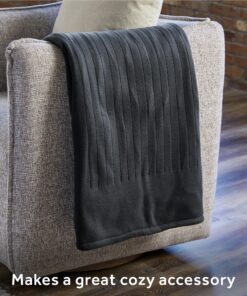 Sunbeam Royal Ultra Night Fog Heated Personal Throw / Blanket, Cozy-Warm, Adjustable Heat Settings 20 91XcMyKVJKL