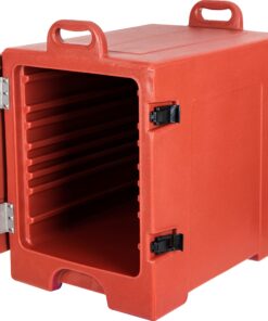 Carlisle FoodService Products Cateraide Insulated Front Loading Food Pan Carrier with Handles for Catering, Events, And Restaurants, Plastic, 5 Full Pans, Brick 14 91Xm1BpzdS