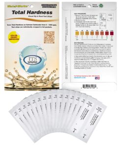 Industrial Test Systems WaterWorks 481108 Total Hardness Test Strip, 3 Second Test Time, 0-1000ppm Range (Pack of 30) Original 8 91Xop4go6qL