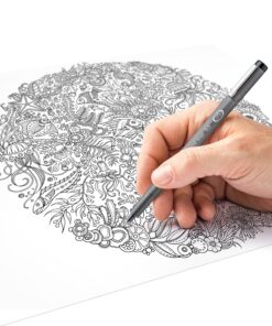 STAEDTLER Pigment Liner Bonus Sketch Set of 6 Liners for the Regular Price of 4(2 free), 308 SB6P Mixed set Black 6 Count (Pack of 1) 24 91XuSSqe14L