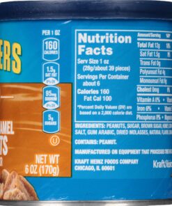 Planters Salted Caramel Flavored Peanuts (6 oz Jar) 8 91Xw3mPJXvL