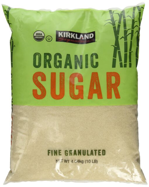 Kirkland Signature Organic Sugar - 10 Lb 10 Pound (Pack of 1)