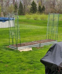 Hydrofarm HGN30S Flexible String, 5' x 30', Trellis Netting, 3.5" Mesh, White 5' x 30' Trellis Netting 3.5" Mesh, woven 14 91Y21GAZU8L