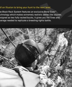 Alternative view of Illusion Systems Black Rack - Rattling Deer Antlers with Instructional Video…