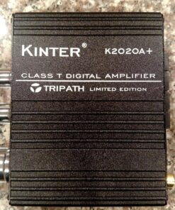 Kinter K2020A+ Limited Edition Original Tripath TA2020-020 Class-T Hi-Fi Audio Mini Amplifier with 12V 5A Power Supply Black 75 91Y5w28dDuL
