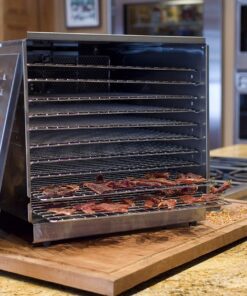 Weston 74-1001-W PRO-1000 Stainless Steel Food Dehydrator (10 Trays) 13 91YI2DJ12L