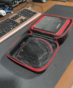 LASFIT AIR CR1 Tire Inflator Portable Air Compressor, 2in1 150PSI Cordless 12V DC Electric Auto Pump w/Digital Pressure Gauge, 3X Fast Inflation, 7800mAH Battery, LED Light for Car Bike Motorcycle Black 48 91YJFZ78XBL