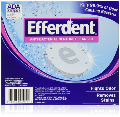 Efferdent Denture Cleanser - 252 Tablets 252 Count (Pack of 1)