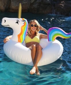Alternative view of GoFloats Unicorn Pool Float Party Tube - Inflatable Rafts, Adults & Kids