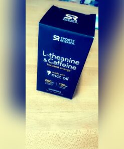 Sports Research L-Theanine Supplement with Caffeine & Coconut MCT Oil - Focused Energy, Alertness & Relaxation Without Drowsiness - 200mg L Theanine, 100mg Organic Caffeine - 60 Liquid Softgels 26 91YPWAOngrL