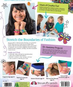 Totally Awesome Rubber Band Jewelry: Make Bracelets, Rings, Belts & More with Rainbow Loom (R), Cra-Z-Loom (TM), or FunLoom (TM) (Design Originals) 12 Creative Step-by-Step Projects for Hours of Fun 8 91YQAGqSCZL