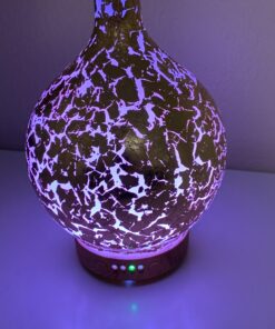 Porseme Gold Plated Essential Oil Diffuser Glass Aromatherapy Ultrasonic Humidifier, Auto Shut-Off,Timer Setting, BPA Free,Aroma Decoration for Home,Office,Gym,Spa,Premium Gift 100ml A4-100ml Gold Plated Aladdin 25 91YTr2OD5L