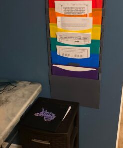 Amazon Basics Hanging 6 Pocket File Folders, 36 in - Multicolor 25 91YUunkeqL