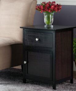 Winsome Eugene Accent Table, 18.9 inches, Espresso 33 91YXfvIjFaL