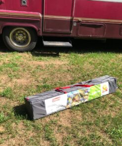 Coleman Skylodge Screened Canopy Tent with Instant Setup, 10x10/15x13ft Portable Screen Shelter with 1-Minute Setup for Bug-Free Lounging, Great for Picnic, Yard, Beach, Park, Camping, & More 15 X 13 Feet Green 40 91YYr5hen4L