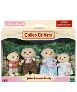 Calico Critters Yellow Labrador Family, Dolls, Dollhouse Figures, Collectible Toys 18 91YdQ7FRhlL