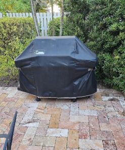 Kingkong Gas Grill Cover 7553 | 7107 Cover for Weber Genesis E and S Series Gas Grills Includes Grill Brush, Tongs and Thermometer 42 91YlY3ihPpL
