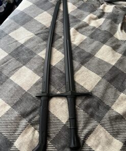 Honshu Polypropylene Bokken Training Sword - Style Options | Blunt Longsword | Practice Swords for Sparring | Balanced & Weighted for Real Feel | Virtually Indestructible | Great for Cosplay Broadsword 33 91YmYSUA9rL