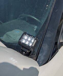 Nilight 90025B Led Light Bar Mounting Brackets 2pcs Universal Hood Led Work Light led Pods Mount Bracket Clamp Holder for SUV Truck Off Road Installed No Need Drilling, 2 Years Warranty,Black 36 91YmnPiznYL