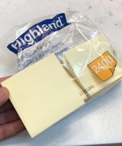 Highland Sticky Notes, 3 x 3 Inches, Yellow, 24 Pack (6549-24) 25 91YnYKNGOiL