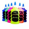 6 Color Glitter Glue Set (6.7oz - 200 ml Bottles) NEON Colors - Pink, Green, Blue, Yellow, Purple, and Orange 1 X Pack of 6 8 91YnctRDvL