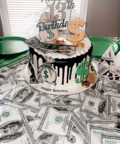 Beistle Big Bucks Tablecover, 54” x 108” – Plastic Table Cloth, Casino Theme Party Decorations, Casino Themed Party Supplies, Money Party Decorations, Dollar Bill Table Cloth 1 26 91Z Rxr8TqL