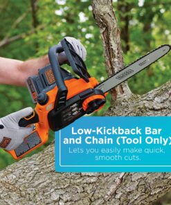 BLACK+DECKER 20V Max Cordless Chainsaw, 10-Inch, Tool Only (LCS1020B) 20V Chainsaw (Tool Only) 27 91Z2JTXFQoS