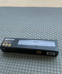 Bostitch Office Premium 3 Hole Punch, 12 Sheet Capacity, Metal, Rubber Base, Easy-Clean Tray, Silver 43 91Z7rBxhiCL